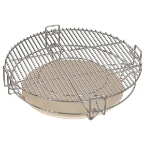Kamado Devil 24&quot; BBQ Divide &amp; Conquer Grill by null, a BBQs for sale on Style Sourcebook