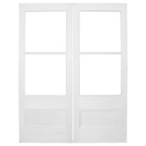 Pair of Tall 82cm Internal Glaze French Door White by null, a Internal Doors for sale on Style Sourcebook