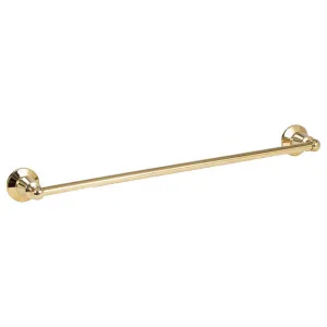 Noosa Single Towel Rail 600mm Gold PV by null, a Towel Rails for sale on Style Sourcebook