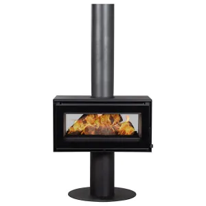 Boxter 87x38.5x84.5cm Steel Wood Heater by null, a Fireplaces for sale on Style Sourcebook