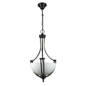 Houston 2 Light Single Pendant, Bronze by null, a Chandeliers for sale on Style Sourcebook