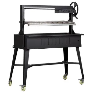 Argentinian 120cm Black Steel Grill BBQ by null, a BBQs for sale on Style Sourcebook