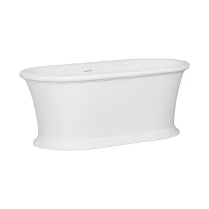 Anlon 1550mm Matte White Cast Stone Bath by null, a Basins for sale on Style Sourcebook