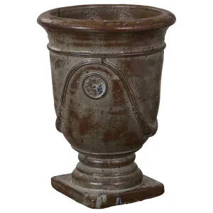 Cortona Urn 55cm Ironstone Antique White by null, a Baskets, Pots & Window Boxes for sale on Style Sourcebook