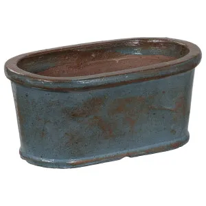 Castel Pot 44cm Antique Aqua by null, a Baskets, Pots & Window Boxes for sale on Style Sourcebook