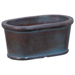 Castel Pot 34cm Antique Aqua by null, a Baskets, Pots & Window Boxes for sale on Style Sourcebook