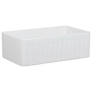Wexford Premium 76x45.9x25.4cm Single Fireclay Sink, White by null, a Kitchen Sinks for sale on Style Sourcebook