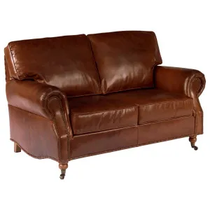 Stamford 2 Seater Leather Sofa, Vintage Whiskey by null, a Sofas for sale on Style Sourcebook