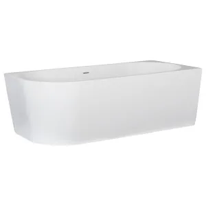 Rozelle 170cm Left Corner Acrylic Bath Matte White by null, a Bathtubs for sale on Style Sourcebook