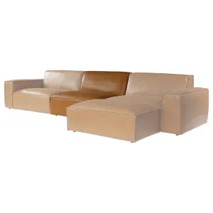 Nola Leather Single Sofa Seat, Como Tan by null, a Sofas for sale on Style Sourcebook