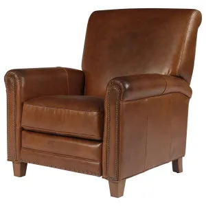 Norton Leather Recliner Chair, Vintage Whiskey by null, a Chairs for sale on Style Sourcebook