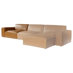Nola Leather Right Sofa Seat, Como Tan by null, a Sofas for sale on Style Sourcebook
