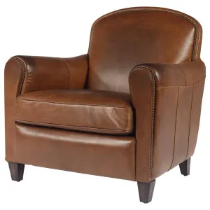 Arton Leather Armchair, Vintage Whiskey by null, a Sofas for sale on Style Sourcebook