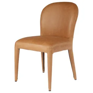 Adar Leather Dining Chair, Hazelnut Tan by null, a Dining Chairs for sale on Style Sourcebook