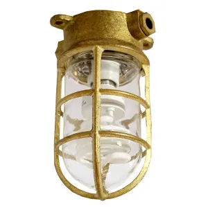 Regatta Exterior Ceiling Light Solid Brass by null, a Outdoor Lighting for sale on Style Sourcebook