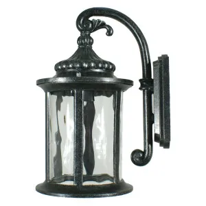 Argyle Exterior Wall Light, Antique Black by null, a Outdoor Lighting for sale on Style Sourcebook