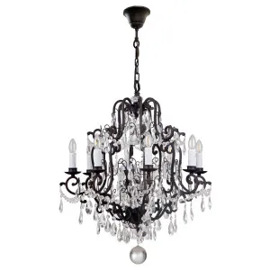 Salzburg 8 Light Chandelier Bronze by null, a Chandeliers for sale on Style Sourcebook