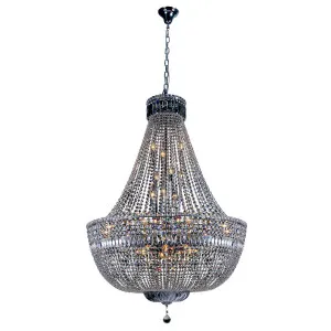 Classique 27 Light Basket Chandelier, Chrome by null, a Chandeliers for sale on Style Sourcebook