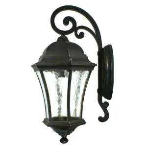 Strand Medium Exterior Wall Light Bronze by null, a Outdoor Lighting for sale on Style Sourcebook