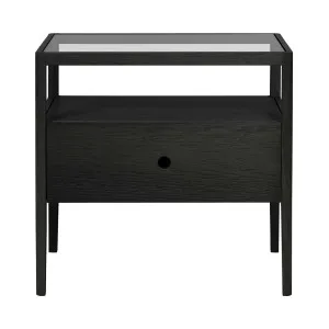 Ethnicraft Spindle Bedside - Black Oak by null, a Bedside Tables for sale on Style Sourcebook