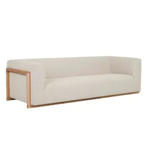 Juno Frame 3 Seater Sofa - Pearl Weave - Natural Ash by null, a Sofas for sale on Style Sourcebook
