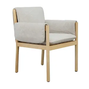 Mackie Dining Armchair - Seashell - Natural by null, a Chairs for sale on Style Sourcebook