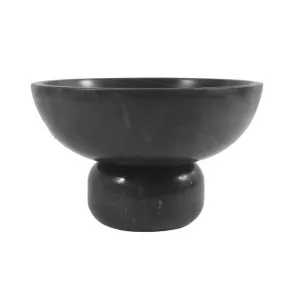 Rufus Indra Goblet Bowl - Black Marble by null, a Decorative Plates & Bowls for sale on Style Sourcebook