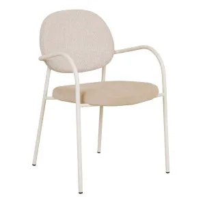 Layla Loop Dining Arm Chair - Wheat - Almond Milk by null, a Chairs for sale on Style Sourcebook