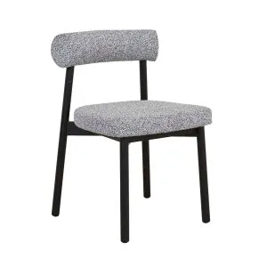 Olsen Dining Chair - Pepper Boucle - Black Oak by null, a Chairs for sale on Style Sourcebook