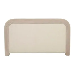 Almos Chubby Bedhead - Ecru Wheat - Pearl Velvet by null, a Bed Heads for sale on Style Sourcebook