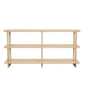 Hartley Open Bookshelf - Satin Oak by null, a Bookshelves for sale on Style Sourcebook