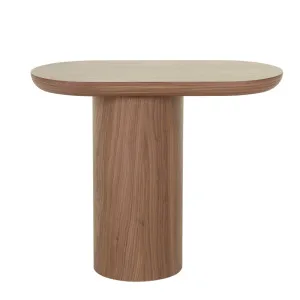 Seb Pedestal Side Table - Walnut by null, a Side Table for sale on Style Sourcebook