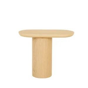 Seb Pedestal Side Table - Oak by null, a Side Table for sale on Style Sourcebook