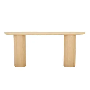 Seb Oval Console - Oak by null, a Console Table for sale on Style Sourcebook