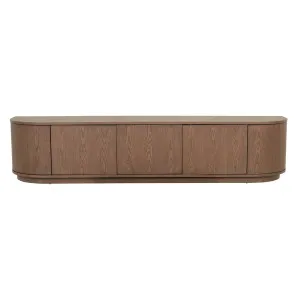 Oberon Crescent Entertainment Units - Smoked Ash by null, a Entertainment Units & TV Stands for sale on Style Sourcebook
