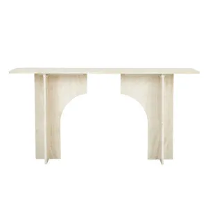 Archer Console Table - Natural Travertine by null, a Console Table for sale on Style Sourcebook