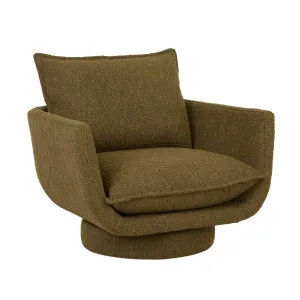 Kennedy Loft Occasional Chair - Olive Boucle by null, a Chairs for sale on Style Sourcebook