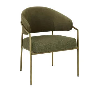 Edmund Dining Arm Chair - Turtle Shell - Loden by null, a Chairs for sale on Style Sourcebook