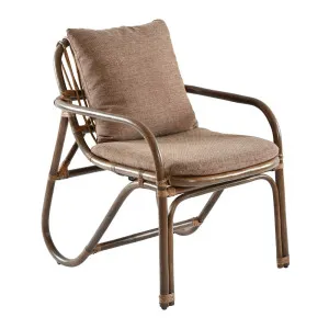 Rebecca Occasional Chair - Quoll Speckle - Antique Brown Rattan by null, a Chairs for sale on Style Sourcebook