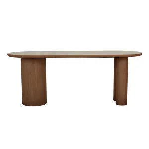 Seb Oval Desk - Walnut by null, a Desks for sale on Style Sourcebook