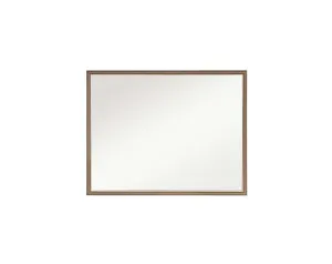 Antique Brown Rectangular Aluminum Frame Wall Mirror 70cm x 90cm by Luxe Mirrors, a Mirrors for sale on Style Sourcebook