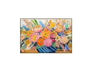 Bright Flower Arrangement Wall Art 80cm x 120cm by Luxe Mirrors, a Artwork & Wall Decor for sale on Style Sourcebook