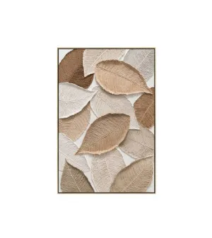 Natural Abstract Leaves Wall Art 80cm x 120cm by Luxe Mirrors, a Artwork & Wall Decor for sale on Style Sourcebook