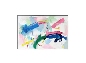 Happy Hues Wall Art Canvas 80cm x 120cm by Luxe Mirrors, a Artwork & Wall Decor for sale on Style Sourcebook