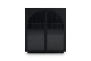 Fluted Cabinet, Black, by Lounge Lovers by Lounge Lovers, a Cabinets, Chests for sale on Style Sourcebook