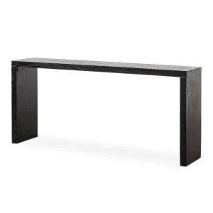 Hegan Wood Console Table - Black by Interior Secrets - AfterPay Available by Interior Secrets, a Console Table for sale on Style Sourcebook