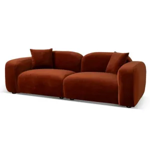 Soma 3 Seater Sofa - Umber Orange by Interior Secrets - AfterPay Available by Interior Secrets, a Sofas for sale on Style Sourcebook