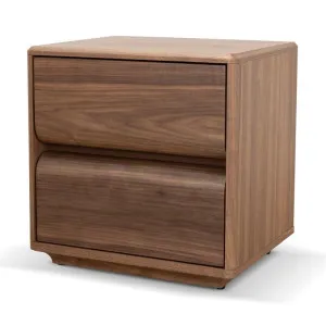 Annika 50cm Bedside Table - Walnut by Interior Secrets - AfterPay Available by Interior Secrets, a Bedside Tables for sale on Style Sourcebook