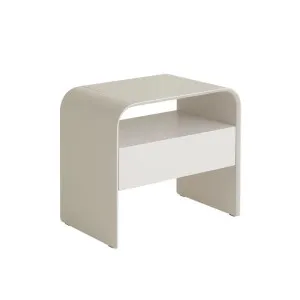 Ex Display - Chroma Bedside Table - Warm Grey by Interior Secrets - AfterPay Available by Interior Secrets, a Bedside Tables for sale on Style Sourcebook