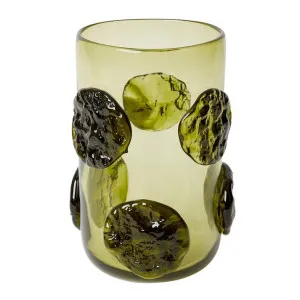 Mansa Vase Glass Green - 35cm by null, a Vases & Jars for sale on Style Sourcebook